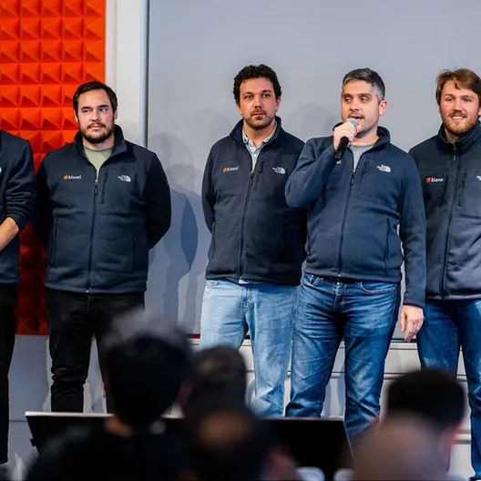 Paul Sinai and the Blaxel team
