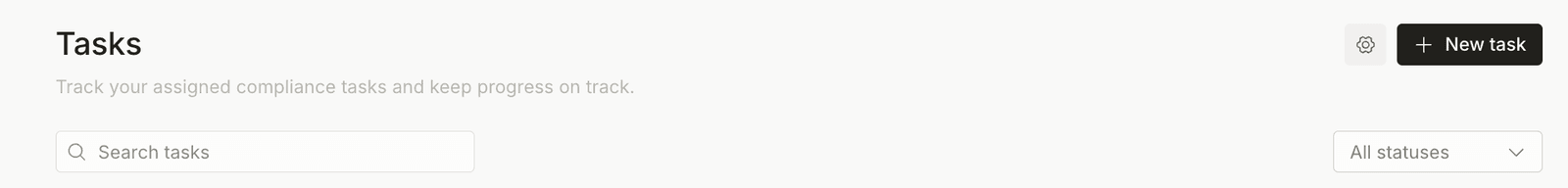 Filter tasks by name and state screenshot