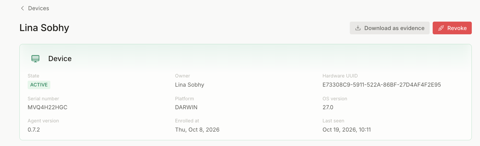 Download device posture PDFs screenshot